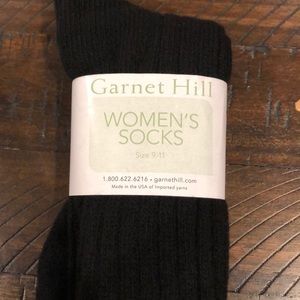 Garnet Hill Women’s Cashmere  Knee Hi Socks